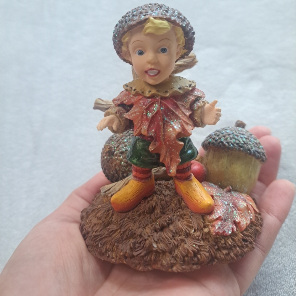 Christopher Radko Autumn Woodland Winds Elf 4” Figure - Picture 10 of 10